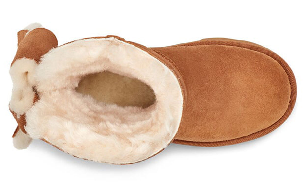 Purchase UGG 經典迷你 II 反折蝴蝶結 雪地靴 大童 栗子棕色