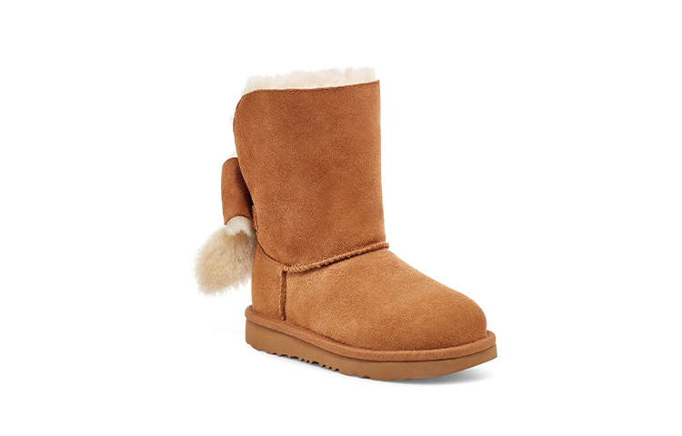 Lookbook (PS) UGG クラシックミニII リボン ブラウン 1112298T-CHE