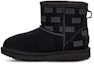 Buy (PS) UGG Classic Mini II Cetakan 'Hitam' 1119390K-BLK