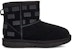 (PS) UGG Classic Mini II Cetakan 'Hitam' 1119390K-BLK