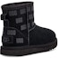 Shop (PS) UGG Classic Mini II Cetakan 'Hitam' 1119390K-BLK