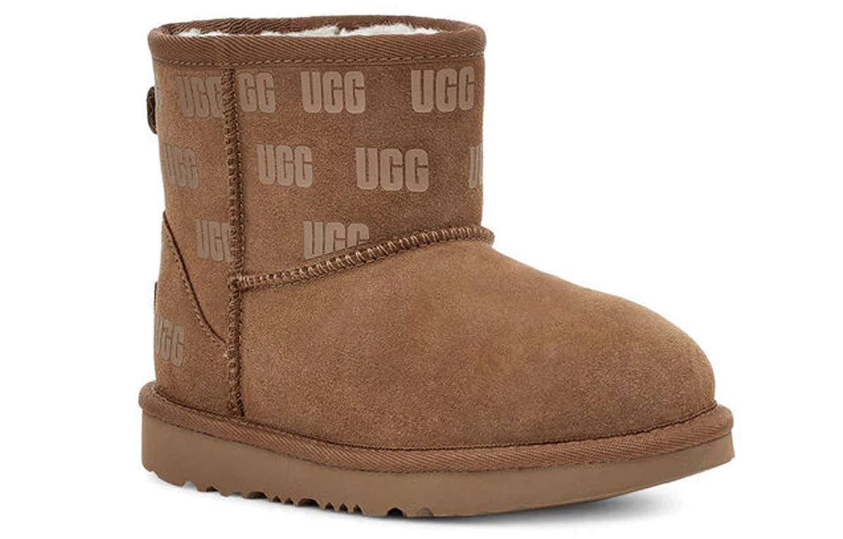 Lookbook (PS) UGG 클래식 미니 II 프린트 '밤색' (UGG keullaesik mini II peuriteu 'bamsaek') 1119390K-CHE