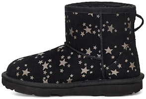 (Preschool) UGG Classic Mini II Stars 1115852K-BLK (Preschool) UGG Classic Mini II Stars 1115852K-BLK