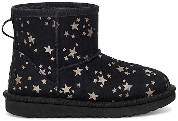 (Preschool) UGG Classic Mini II Stars 1115852K-BLK Order (Preschool) UGG Classic Mini II Stars 1115852K-BLK