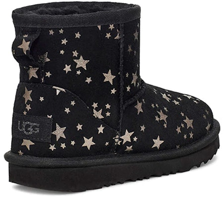 (Preschool) UGG Classic Mini II Stars 1115852K-BLK Shop (Preschool) UGG Classic Mini II Stars 1115852K-BLK