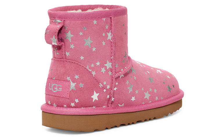 (PS) UGG Classic Mini II Stars Fleece Lined Big Boys 圖 4