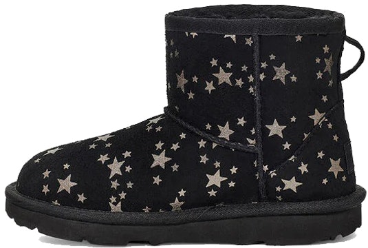 preschool-ugg-classic-mini-ii-stars-snow-boots-black-1115852-t-blk