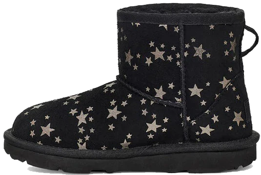 preschool-ugg-classic-mini-ii-stars-snow-boots-black-1115852-t-blk