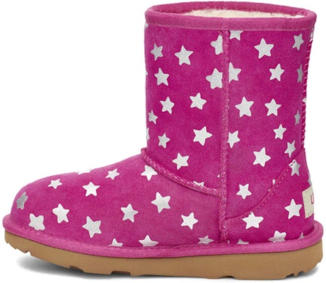 (Preschool) UGG Classic Short II 'Pink Stars' 1019697T-FUS Buy (Preschool) UGG Classic Short II 'Pink Stars' 1019697T-FUS
