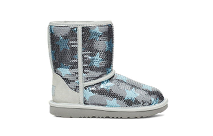 (PS) UGG Classic Short ll Sequin Star Denim Blue 圖 2