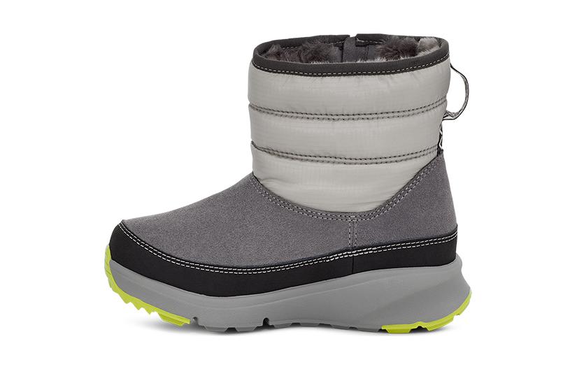 (Preschool) UGG Classic Zip Boot 'Grey Waterproof Leather' 1130439T-GRYM