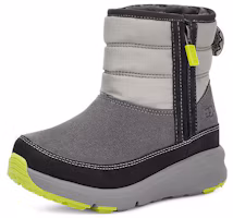 Order (Preschool) UGG Classic Zip Boot 'Grey Waterproof Leather' 1130439T-GRYM