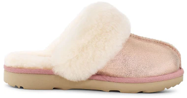Order (Preschool) UGG Cozy II Metallic Glitter Slipper 'Rose Gold' 1121094K-RGL