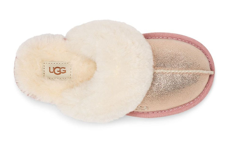 Purchase (PS) UGGコージーII メタリックグリッター ローズゴールド スリッパ 1121094K-RGL