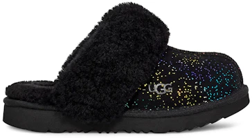 (Preschool) UGG Cozy II Shimmer Sky Slipper Black Rainbow Metallic 1157672K-BWM (Preschool) UGG Cozy II Shimmer Sky Slipper Black Rainbow Metallic 1157672K-BWM