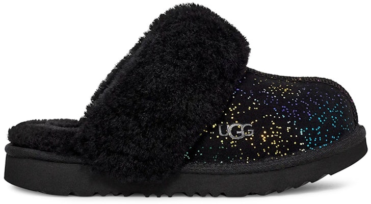 (Preschool) UGG Cozy II Shimmer Sky Slipper Black Rainbow Metallic 1157672K-BWM Buy (Preschool) UGG Cozy II Shimmer Sky Slipper Black Rainbow Metallic 1157672K-BWM
