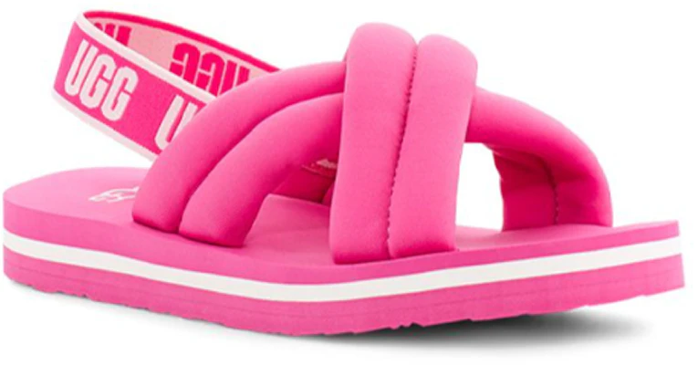 (PS) UGG Everlee Slide ''Carnation'' Dames Slippers 1124914K-CRNT Order (PS) UGG Everlee Slide ''Carnation'' Dames Slippers 1124914K-CRNT