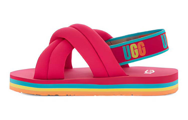 (Preschool) UGG Everlee Slide 'Rainbow' 1124914K-RBW
