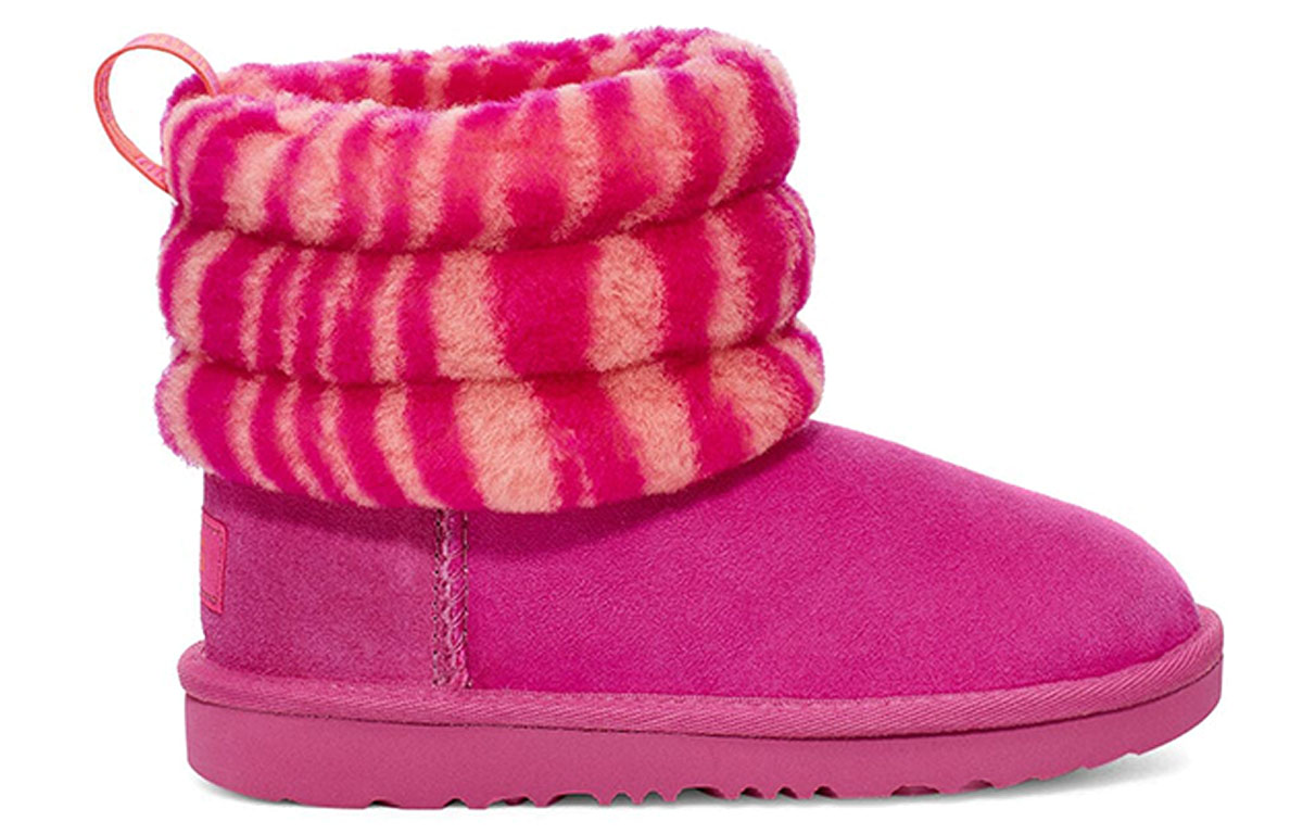 Order (PS) UGG Fluff Mini Acolchado 'Cebra Rosa' 1116116K-RCR