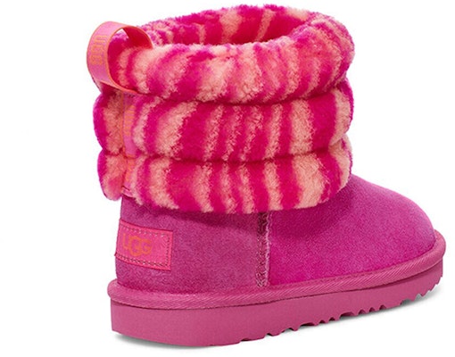 (Preschool) UGG Fluff Mini Quilted 'Zebra Pink' 1116116K-RCR Shop (Preschool) UGG Fluff Mini Quilted 'Zebra Pink' 1116116K-RCR