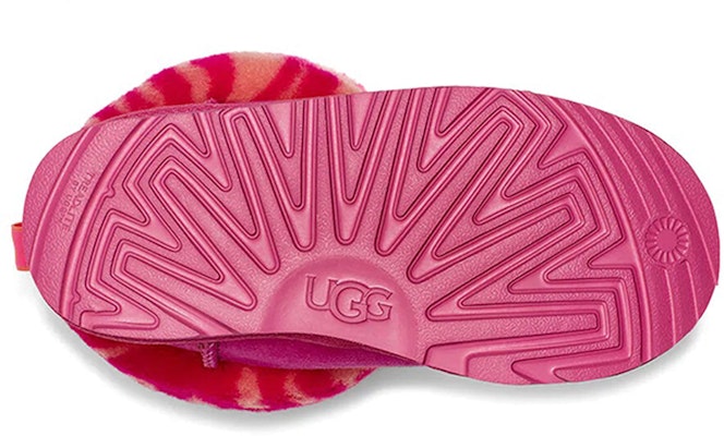 (PS) UGG 女士绒毛迷你绗缝靴 '斑马粉' 1116116K-RCR Details for (PS) UGG 女士绒毛迷你绗缝靴 '斑马粉' 1116116K-RCR