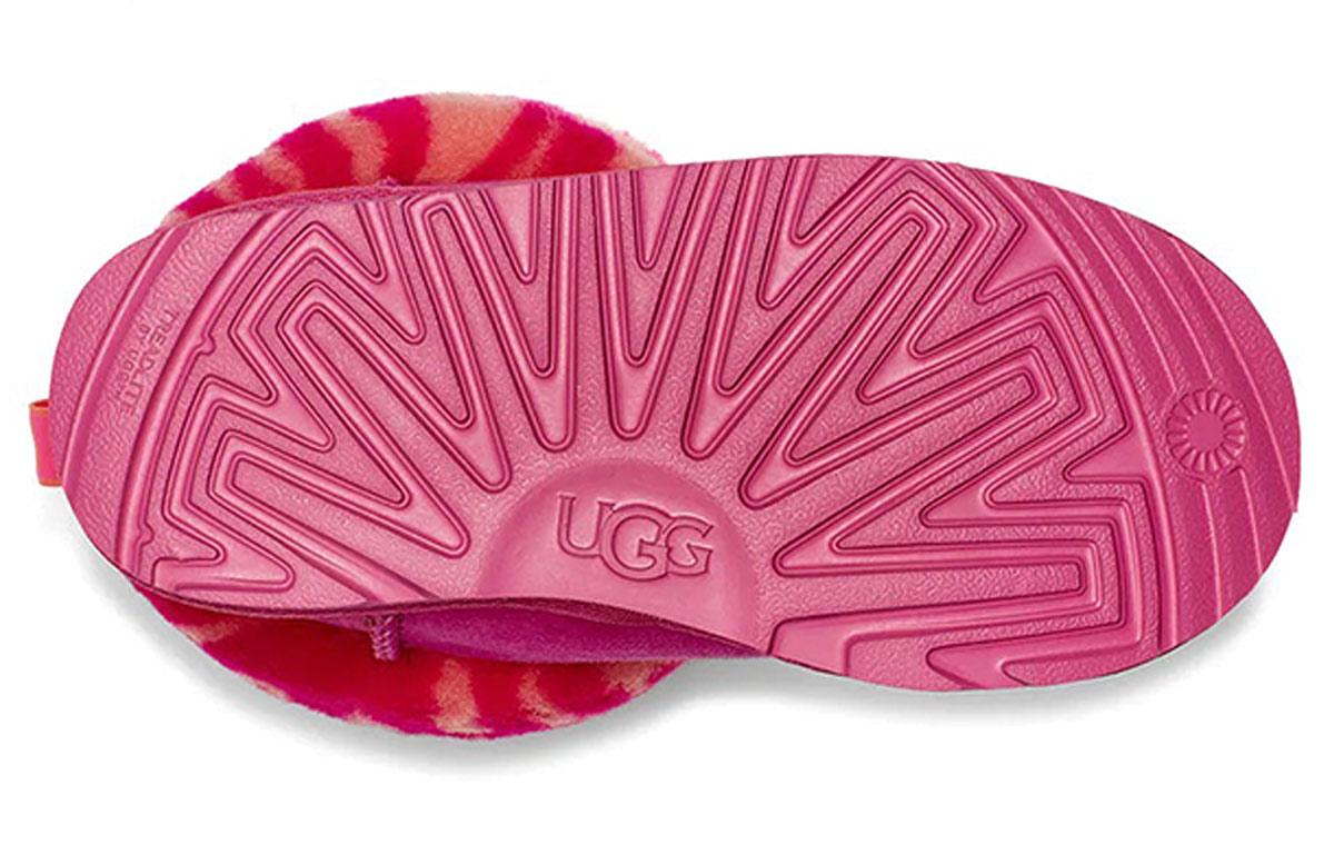 Details for (PS) UGG Fluff Mini Acolchado 'Cebra Rosa' 1116116K-RCR