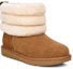 Lookbook (PS) UGG フラッフ ミニ キルテッド (ブラウン) 1103612T-CHE