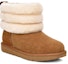 Lookbook (PS) UGG Fluff Mini Quilted Berbulu Coklat 1103612T-CHE