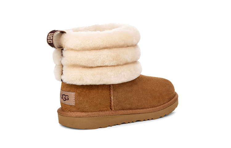 Shop (PS) UGG フラッフ ミニ キルテッド (ブラウン) 1103612T-CHE