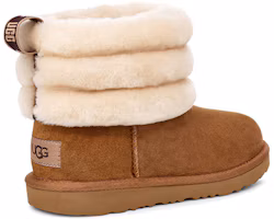 Shop (PS) UGG绒毛迷你绗缝羊毛衬里棕色 1103612T-CHE