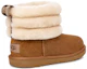Shop (PS) UGG フラッフ ミニ キルテッド (ブラウン) 1103612T-CHE