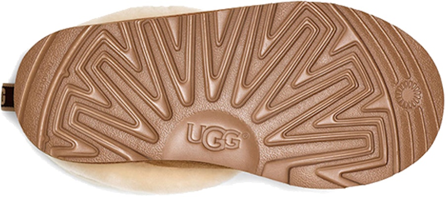 (Preschool) UGG Fluff Mini Quilted Fleece Lined Brown 1103612T-CHE Details for (Preschool) UGG Fluff Mini Quilted Fleece Lined Brown 1103612T-CHE