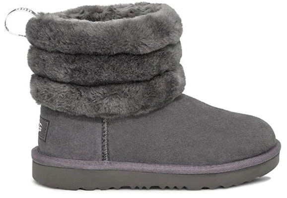 (PS) UGG フラッフ ミニ キルテッド グレー (UGG Furaffu Mini Kiruteddo Gurē) 1103612T-CHRC Order (PS) UGG フラッフ ミニ キルテッド グレー (UGG Furaffu Mini Kiruteddo Gurē) 1103612T-CHRC