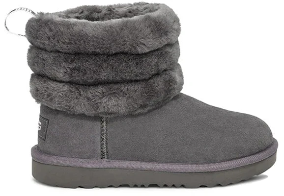 (PS) UGG フラッフ ミニ キルテッド グレー (UGG Furaffu Mini Kiruteddo Gurē) 1103612T-CHRC Order (PS) UGG フラッフ ミニ キルテッド グレー (UGG Furaffu Mini Kiruteddo Gurē) 1103612T-CHRC