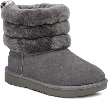 (PS) UGG フラッフ ミニ キルテッド グレー (UGG Furaffu Mini Kiruteddo Gurē) 1103612T-CHRC Lookbook (PS) UGG フラッフ ミニ キルテッド グレー (UGG Furaffu Mini Kiruteddo Gurē) 1103612T-CHRC