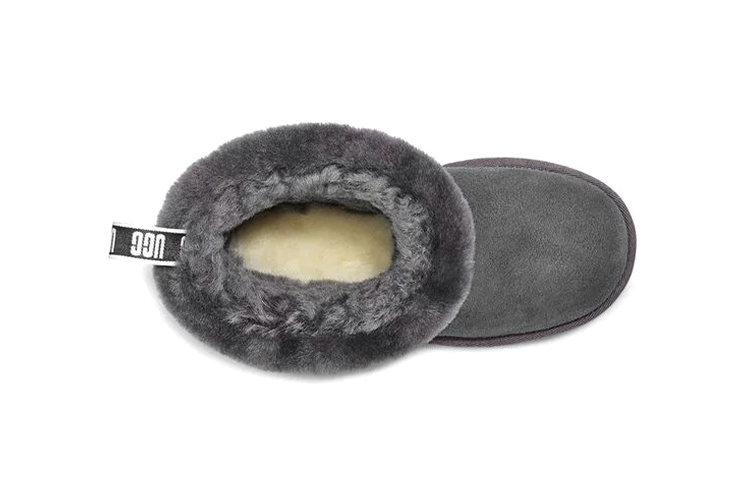 Shop (PS) UGG フラッフ ミニ キルテッド グレー (UGG Furaffu Mini Kiruteddo Gurē) 1103612T-CHRC