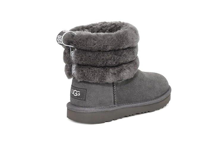 Purchase (PS) UGG フラッフ ミニ キルテッド グレー (UGG Furaffu Mini Kiruteddo Gurē) 1103612T-CHRC
