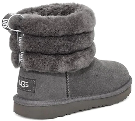 (PS) UGG フラッフ ミニ キルテッド グレー (UGG Furaffu Mini Kiruteddo Gurē) 1103612T-CHRC Purchase (PS) UGG フラッフ ミニ キルテッド グレー (UGG Furaffu Mini Kiruteddo Gurē) 1103612T-CHRC