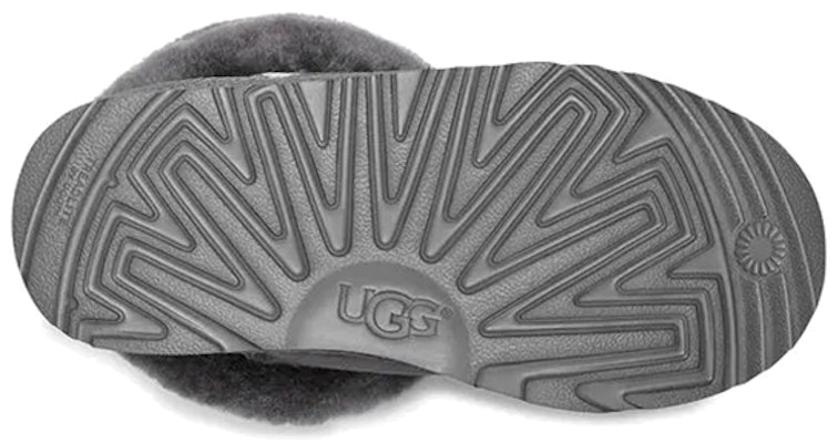(Preschool) UGG Fluff Mini Quilted Fleece Lined Gray 1103612T-CHRC Details for (Preschool) UGG Fluff Mini Quilted Fleece Lined Gray 1103612T-CHRC