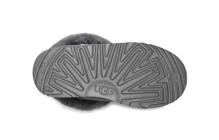Details for (PS) UGG フラッフ ミニ キルテッド グレー (UGG Furaffu Mini Kiruteddo Gurē) 1103612T-CHRC