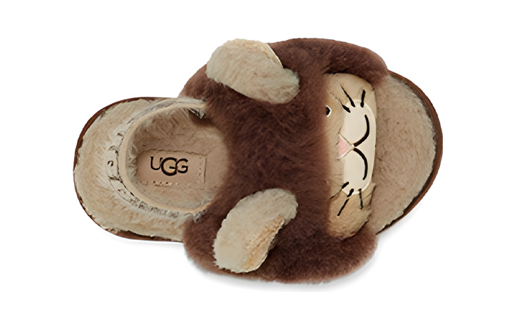 Lookbook (PS) UGG Fluff Yeah 'Estampado de Tigre Chocolate' 1124940T-SCLT