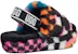 (PS) UGG Fluff Yeah Checks Slide 'Hitam Pelbagai' 1130390K-BLKM