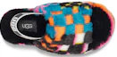 Purchase (Preschool) UGG Fluff Yeah Checks Slide 'Black Multi' 1130390K-BLKM