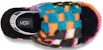 (PS) UGG Fluff Yeah Checks Slide 'Hitam Pelbagai' 1130390K-BLKM