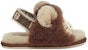 (TD) UGG Fluff Yeah Slide Lion Stuffie 'Pasir Coklat' 1127712T-SCLT