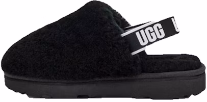 (Preschool) UGG Fluff Yeah Clog Slipper 'Black' 1123633K-BLK (Preschool) UGG Fluff Yeah Clog Slipper 'Black' 1123633K-BLK