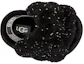Shop (Preschool) UGG Fluff Yeah Metallic Sparkle 'Black Comfort Casual' 1125376T-BLK