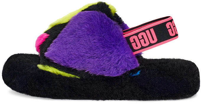 preschool-ugg-fluff-yeah-party-spots-black-1124924-k-blk