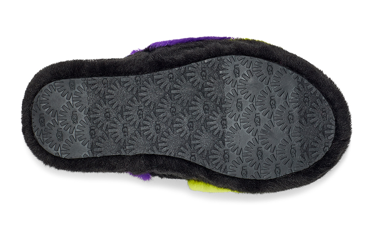 Details for (PS) UGG Fluff Yeah Party Spots 'Hitam' 1124924K-BLK