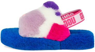(Preschool) UGG Fluff Yeah Party Spots 'White' 1124924K-WHT (Preschool) UGG Fluff Yeah Party Spots 'White' 1124924K-WHT